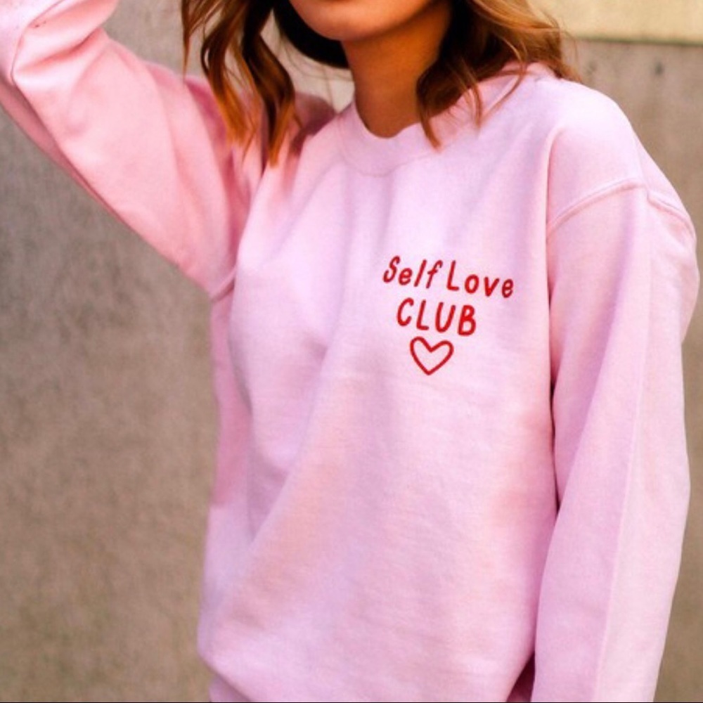 NEW Self Love Club Top Long Sleeve Soft warm
